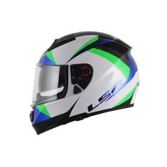 Capacete LS2 FF397 Vector Fechado Visor Solar Viseira Antirrisco