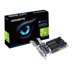 Placa de Video NVIDIA GeForce GT 610 1 GB DDR3 64 Bits Gigabyte GV-N610-1GI