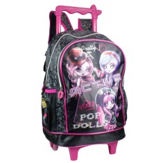 Mochila com Rodinhas Escolar Luxcel Pop Dolls IC31278PD