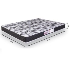 Colchão Casal Espuma Luckspuma D23 Pró Black 138 x 17 x 188 cm