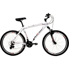 Bicicleta Mountain Bike Red Nose 24 Marchas Aro 26 Suspensão Dianteira Freio a Disco Fighter