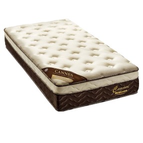 Colchão Solteiro Molas Ensacadas/Pocket Minaspuma D33 Cannes 88 x 28 x 188 cm