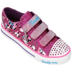 Tênis Skechers Infantil (Menina) Casual Shuffles Glitter Glitz
