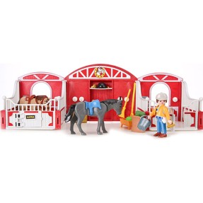 Boneco Poney com Estábulo Playmobil 5983 - Sunny