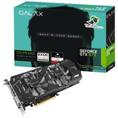 Placa de Video NVIDIA GeForce GTX 970 4 GB GDDR5 256 Bits Galax 97NQH6DNB4RO