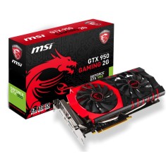 Placa de Video NVIDIA GeForce GTX 950 2 GB GDDR5 128 Bits MSI GTX 950 GAMING 2G