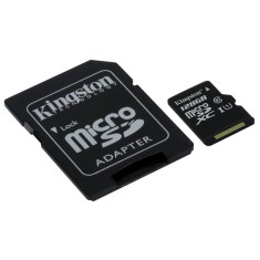 Cartão de Memória Micro SDXC com Adaptador Kingston 128 GB SDC10G2/128GB