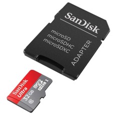 Cartão de Memória Micro SDHC-I com Adaptador SanDisk Ultra 32 GB SDSDQUAN-032G-G4A