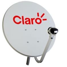 Antena de TV Parabólica Century Claro TV 90cm