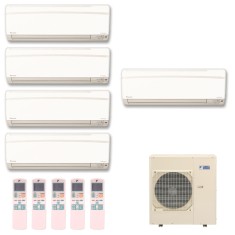 Ar Condicionado Multi Split Daikin 38000 BTUs Inverter Controle Remoto Quente/Frio 5MXS110LVM / FTXS25KVW / FTXS35KVM