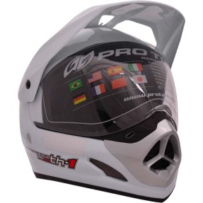 Capacete Protork TH-1 Vision Off-Road com viseira