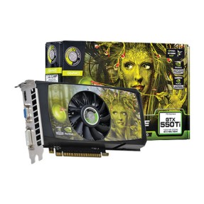Placa de Video NVIDIA GeForce GTX 550 Ti 1 GB GDDR5 128 Bits Point Of View VGA-550-A3-1024-C
