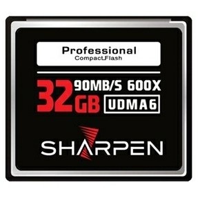 Cartão de Memória Compact Flash Sharpen 32 GB