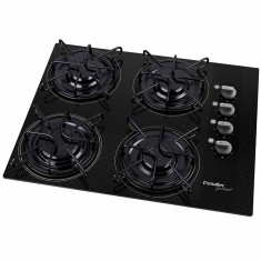 Cooktop Esmaltec 4 Bocas Acendimento Superautomático Gourmet