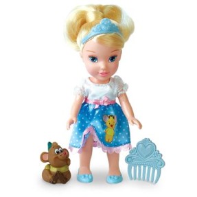 Boneca Princesas Disney Minha Primeira Princesa com Pet Cinderela Mimo