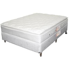 Colchão Solteiro Espuma Molas Bonnel Castor D14 Silver Star Bambu One Side