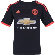 Camisa Torcedor Manchester United III 2015/16 Infantil sem Número Adidas