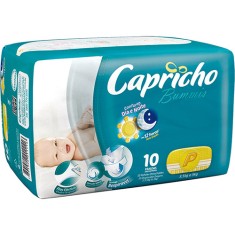 Fralda Capricho Bummis Tamanho P Regular 10 Unidades Peso Indicado 3,5 - 5kg
