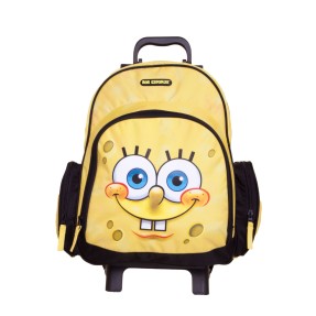 Mochila com Rodinhas Escolar Dermiwil Bob Esponja Bob Esponja 19326