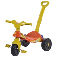 Triciclo com Pedal Biemme Smile com Empurrador