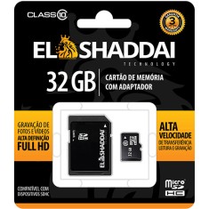 Cartão de Memória Micro SDHC com Adaptador El Shaddai 32 GB 61443