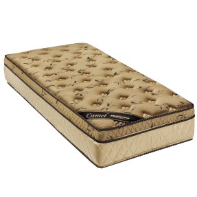 Colchão Solteiro Molas Ensacadas/Pocket Minaspuma D28 Camel 88 x 28 x 188 cm