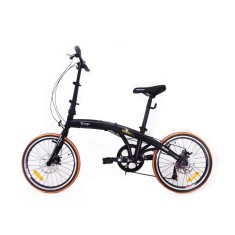 Bicicleta TwoDogs Dobrável Aro 20 Freio a Disco Pliage