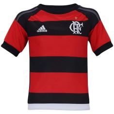 Camisa Jogo Infantil Flamengo I 2015 sem número Adidas