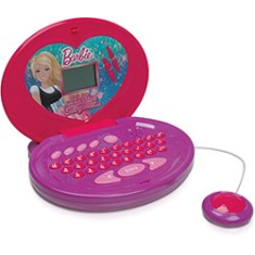 Laptop Infantil Barbie 60 Atividades Candide Glamour