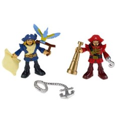 Boneco Imaginext Capitão Mares e Imediato X7647 - Mattel