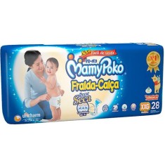 Fralda de Vestir MamyPoko Fralda-Calça Tamanho XXG Mega 28 Unidades Peso Indicado 15 - 25kg