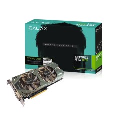 Placa de Video NVIDIA GeForce GTX 970 4 GB GDDR5 256 Bits Galax 97NQH6DNB4TX
