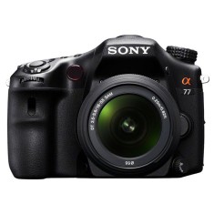 Câmera Digital DSLR(Profissional) Sony Alpha 24,3 MP Full HD Foto 3D SLT-A77
