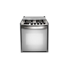 Fogão de Embutir Brastemp Ative Maxi 4 Bocas Acendimento Automático Acabamento Inox Grill BYS4DAR