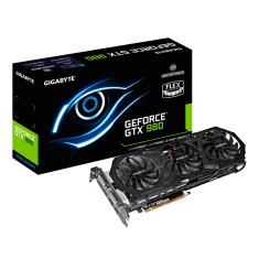 Placa de Video NVIDIA GeForce GTX 980 4 GB GDDR5 256 Bits Gigabyte GV-N980WF3-4GD