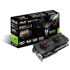 Placa de Video NVIDIA GeForce GTX 980 4 GB GDDR5 256 Bits Asus STRIX-GTX980-DC2OC-4GD5