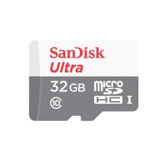 Cartão de Memória Micro SDHC com Adaptador SanDisk Ultra 32 GB SDSQUNB-032G
