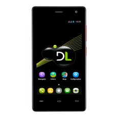 Smartphone DL Eletrônicos 8GB YZU DS41 5,0 MP 2 Chips Android 5.1 (Lollipop) 3G Wi-Fi