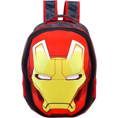Mochila Escolar Xeryus Avengers Faces Homem de Ferro 16 5482