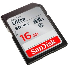 Cartão de Memória SDHC SanDisk Ultra 16 GB SDSDUNC-016G