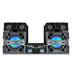 Mini System Panasonic SC-MAX8000LB 3.300 Watts Karaokê Ripping Bluetooth USB NFC