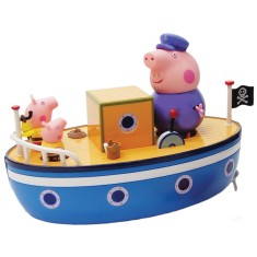 Boneca Peppa Barco do Vovô Estrela