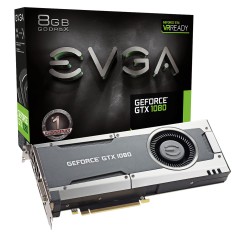Placa de Video NVIDIA GeForce GTX 1080 8 GB GDDR5X 256 Bits EVGA 08G-P4-5180-KR